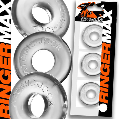 Ringer Max 3-Pack - Clear | 840215124418 | Available at EroticWarehouse.com