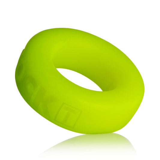 Cock T Comfort Cockring by Atomic Jock - Acid Yellow | 840215112880 | Available at EroticWarehouse.com