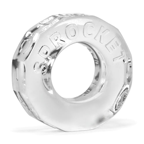 Sprocket Cockring Atomic Jock - Clear | 840215100405 | Available at EroticWarehouse.com