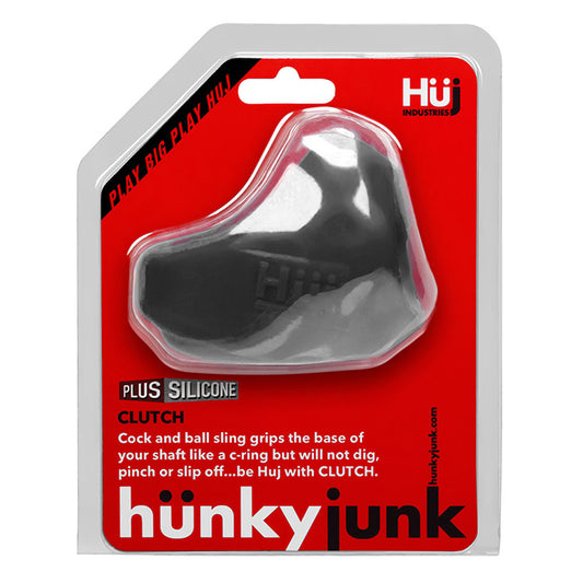 Hunkyjunk Clutch Cock Ball Sling - Tar | 840215119742 | Available at EroticWarehouse.com