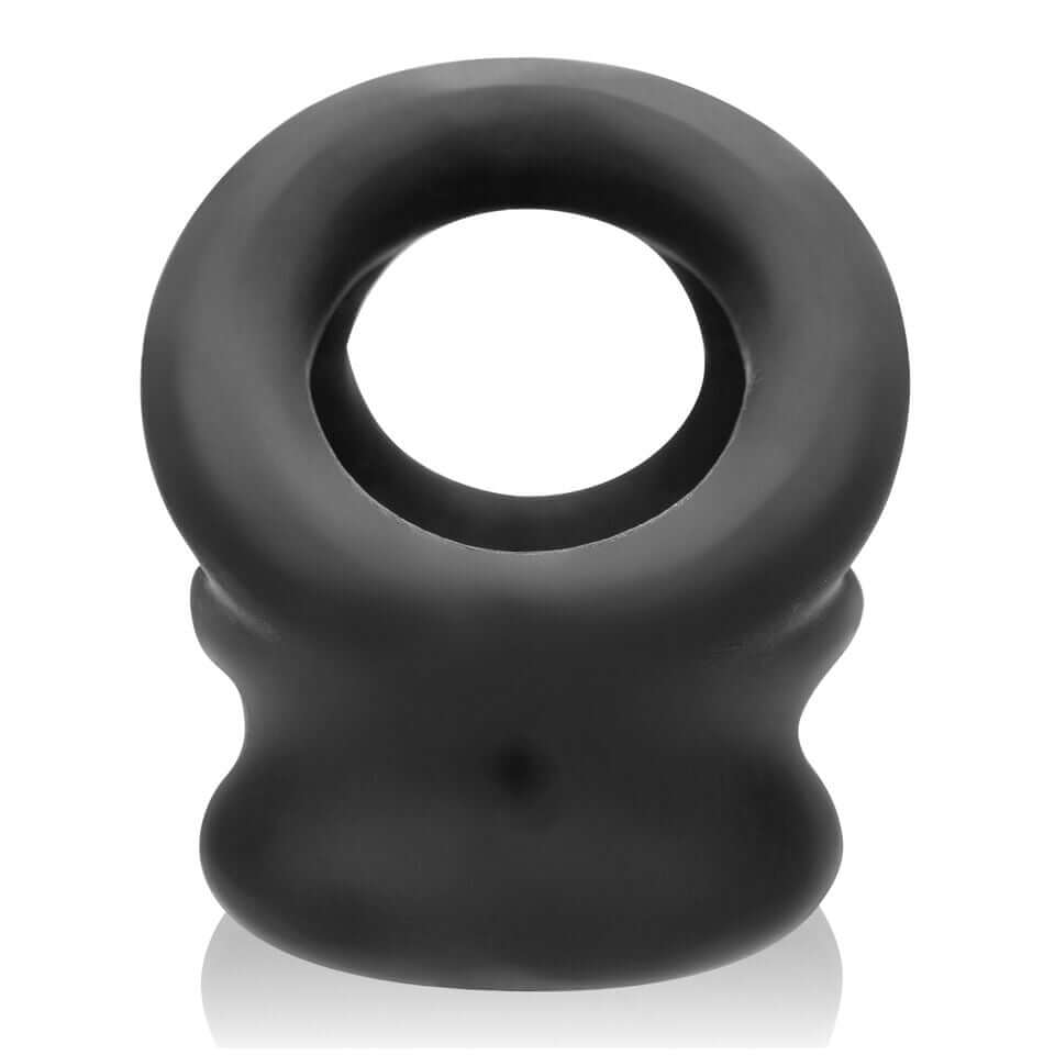 Tri-Squeeze Ball-Stretch Sling - Black Ice by Oxballs 840215119544 available at EroticWarehouse.com