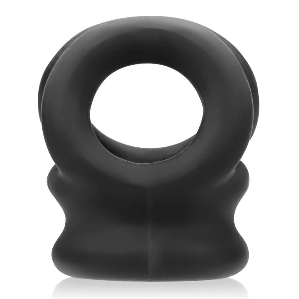 Tri-Squeeze Ball-Stretch Sling - Black Ice by Oxballs 840215119544 available at EroticWarehouse.com