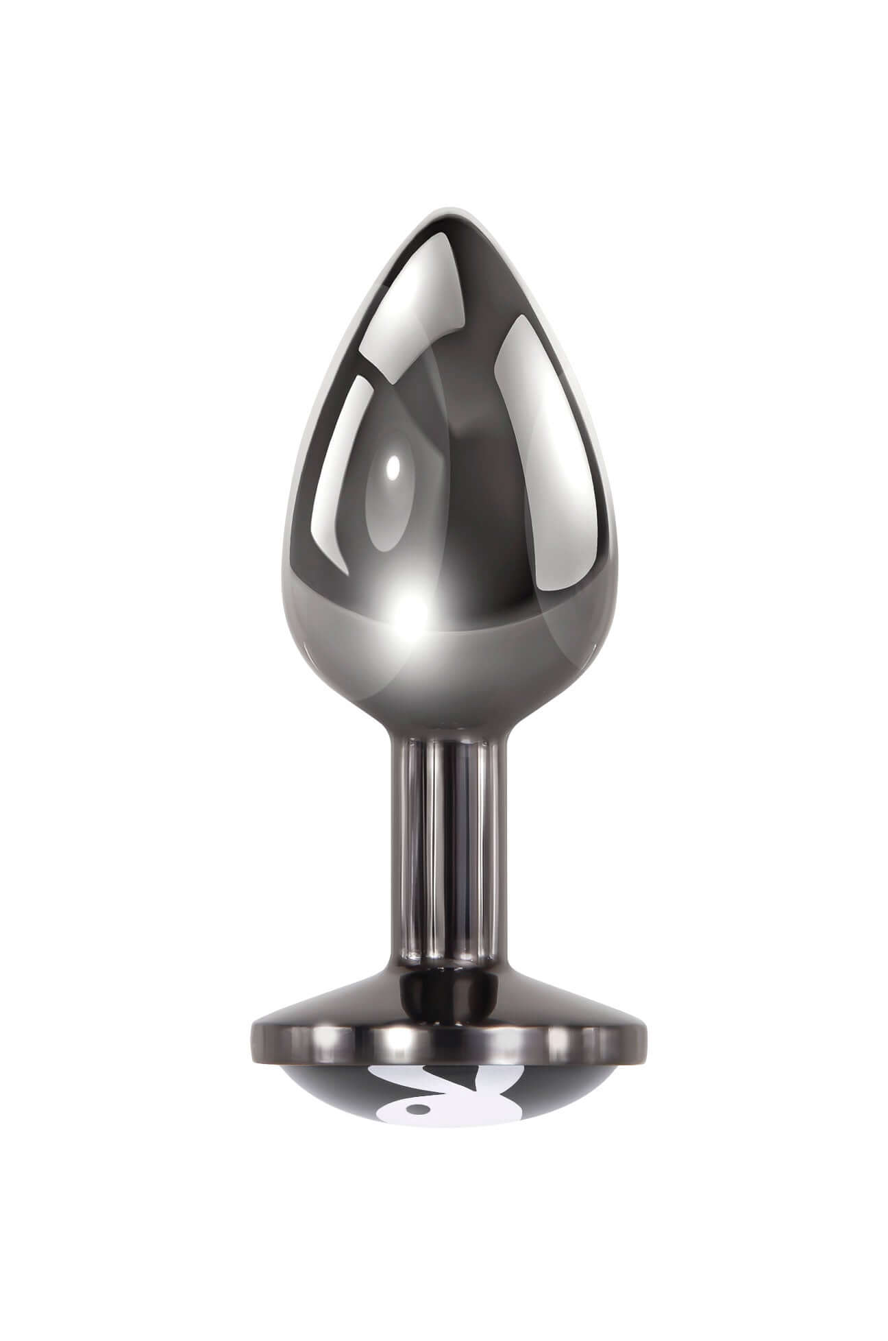 Playboy Pleasure - Tux - Small - Butt Plug - Hematite | 844477022475 | Available at EroticWarehouse.com