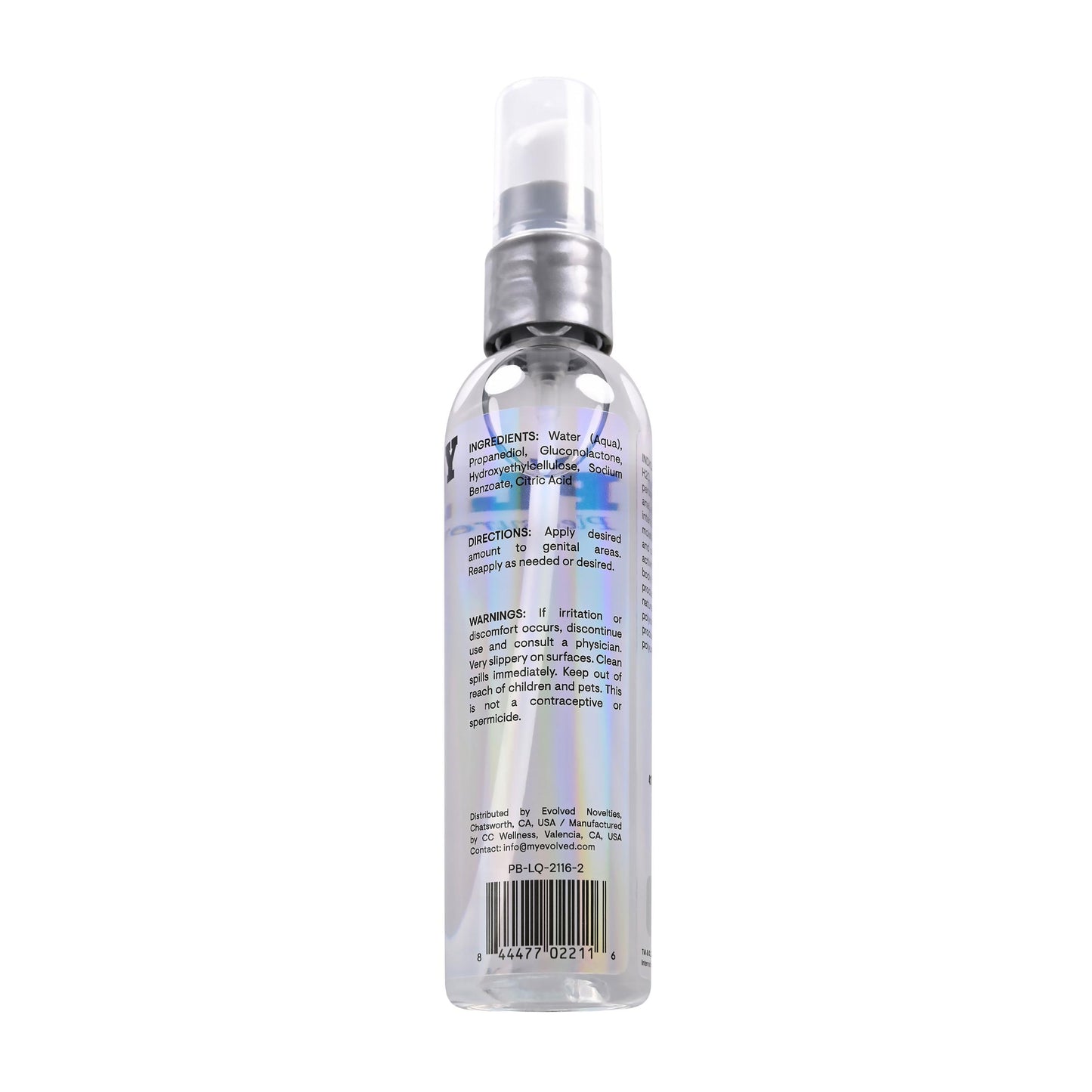 Playboy Pleasure - Slick H2O Lubricant 4 Oz | 844477022116 | Available at EroticWarehouse.com