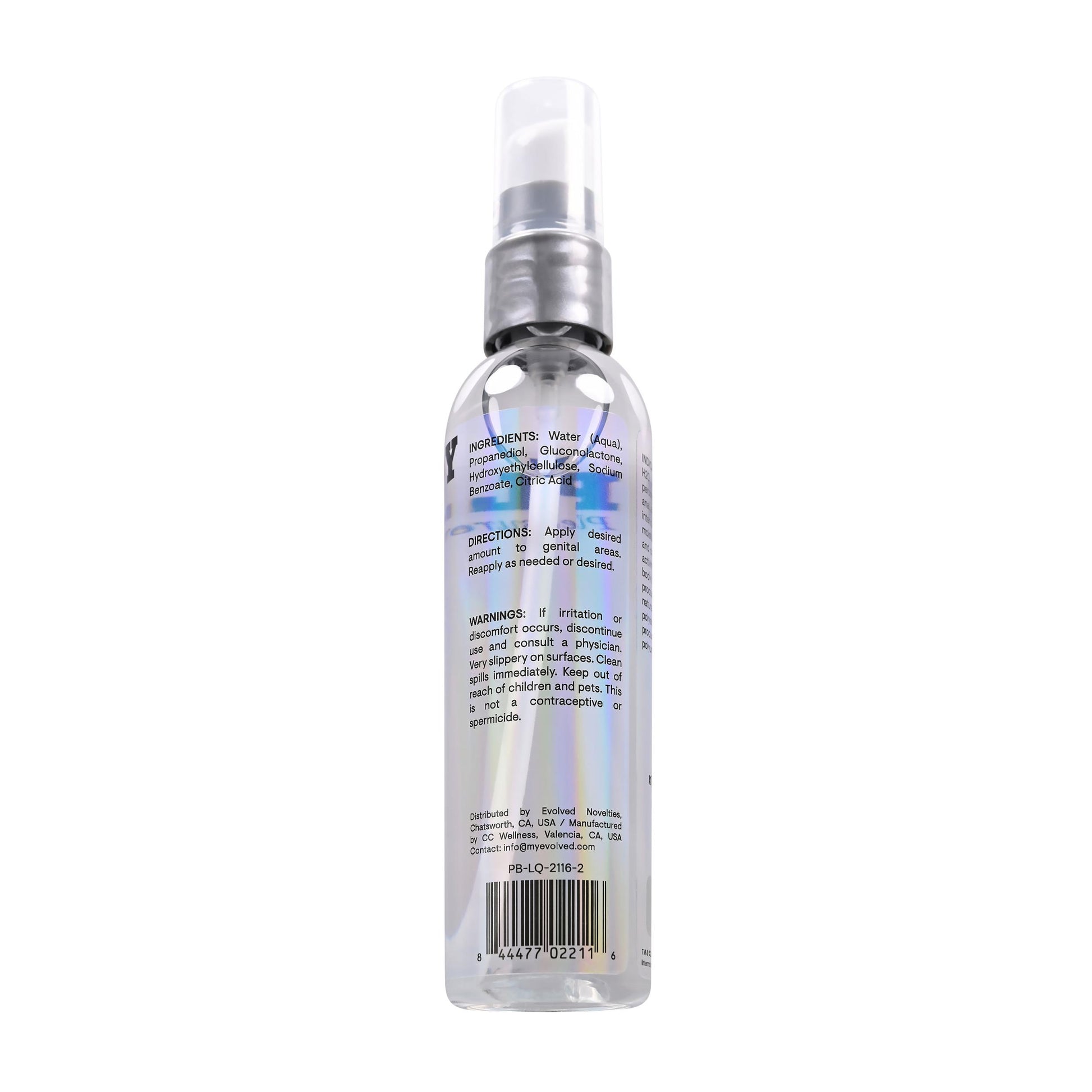 Playboy Pleasure - Slick H2O Lubricant 4 Oz | 844477022116 | Available at EroticWarehouse.com