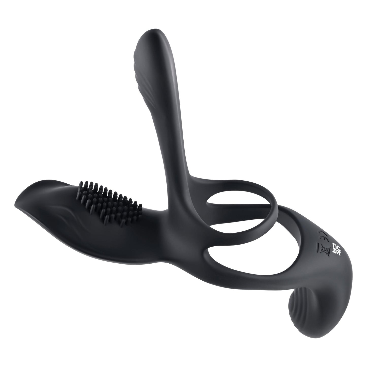 Playboy Pleasure - the 3 Way - Cock Ring - Black | 844477021287 | Available at EroticWarehouse.com