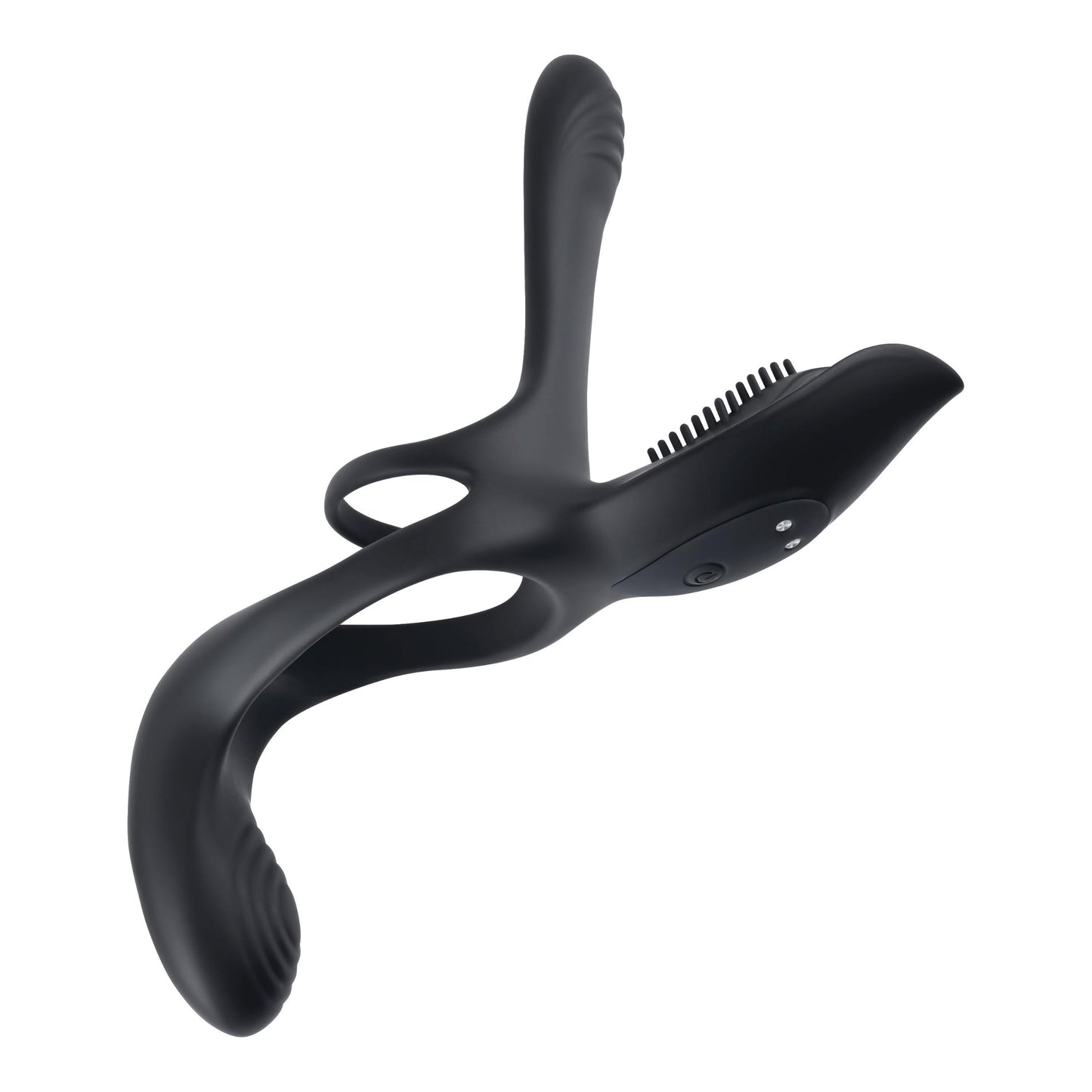 Playboy Pleasure - the 3 Way - Cock Ring - Black | 844477021287 | Available at EroticWarehouse.com