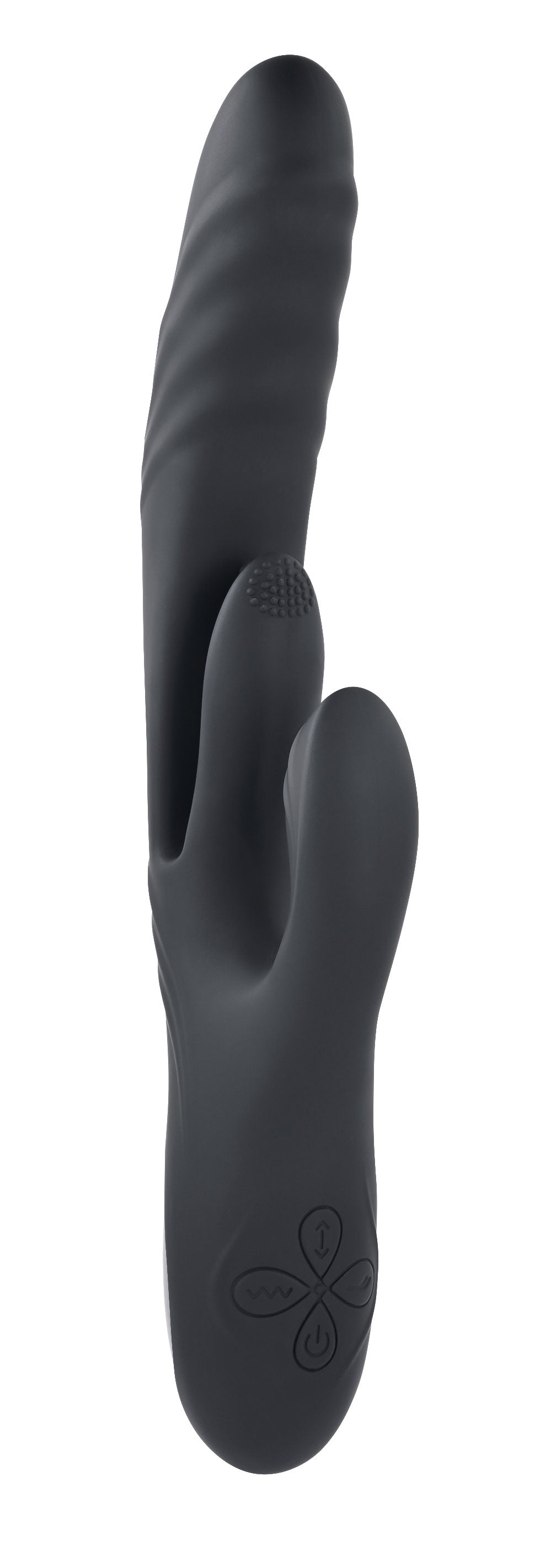 Playboy Pleasure - Rapid Rabbit - Vibrator - Black | 844477021348 | Available at EroticWarehouse.com