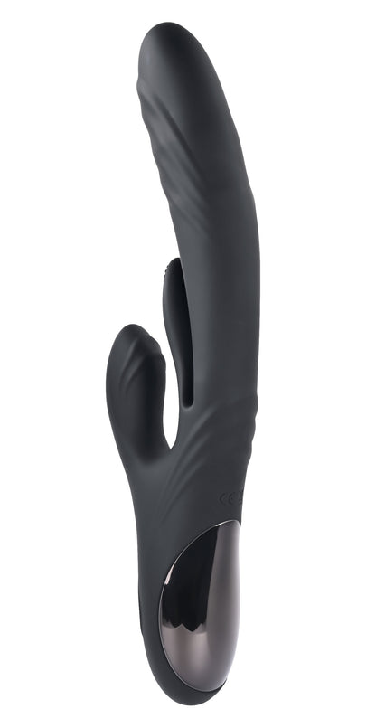 Playboy Pleasure - Rapid Rabbit - Vibrator - Black | 844477021348 | Available at EroticWarehouse.com