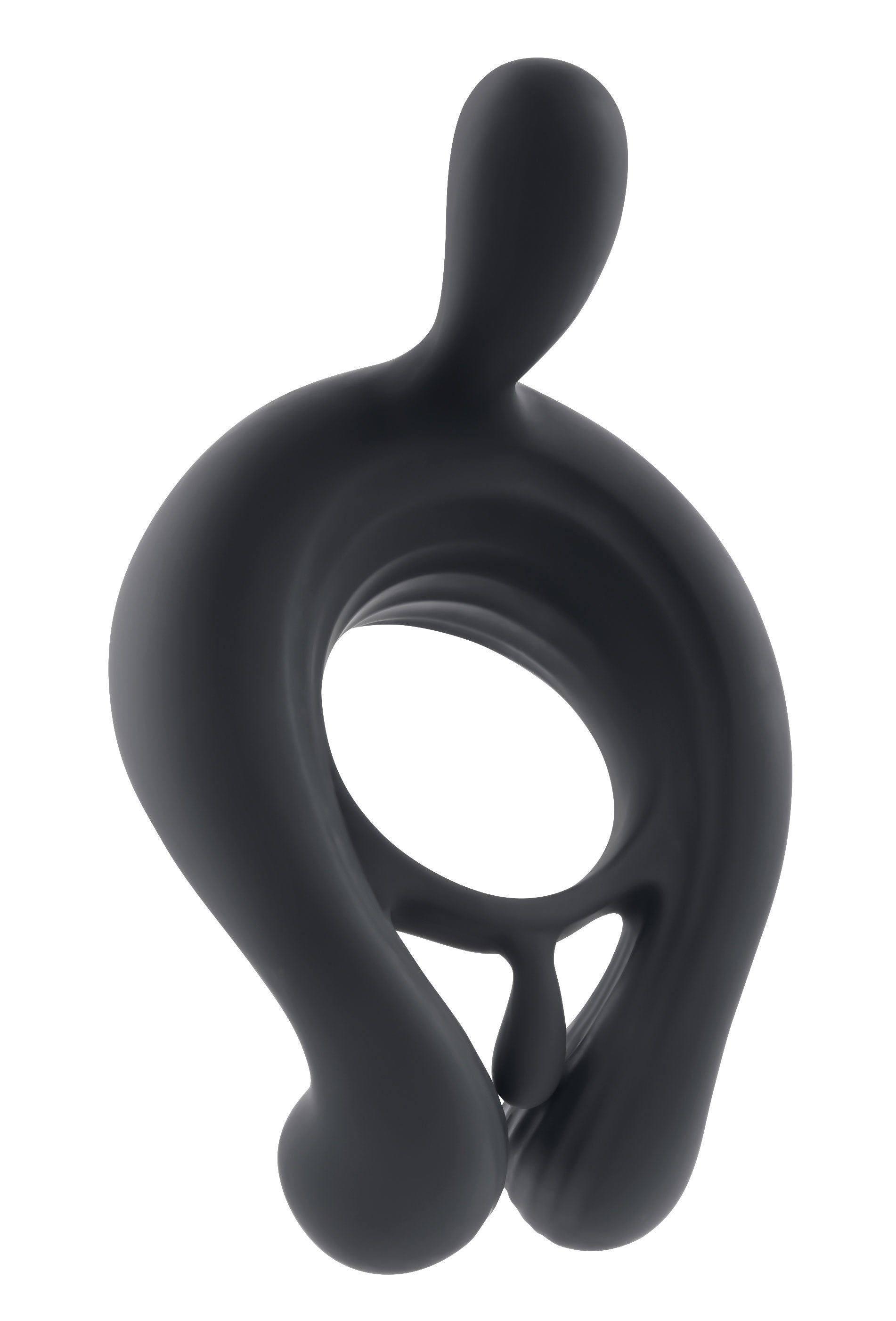 Playboy Pleasure - Triple Play - Cock Ring - Black | 844477021355 | Available at EroticWarehouse.com