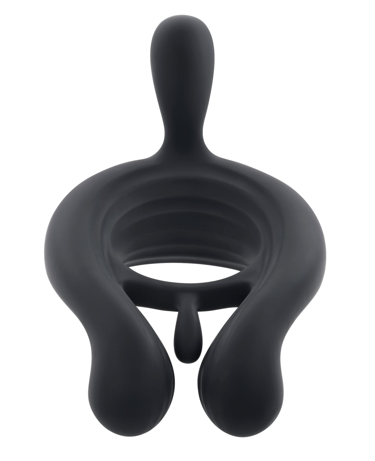 Playboy Pleasure - Triple Play - Cock Ring - Black | 844477021355 | Available at EroticWarehouse.com
