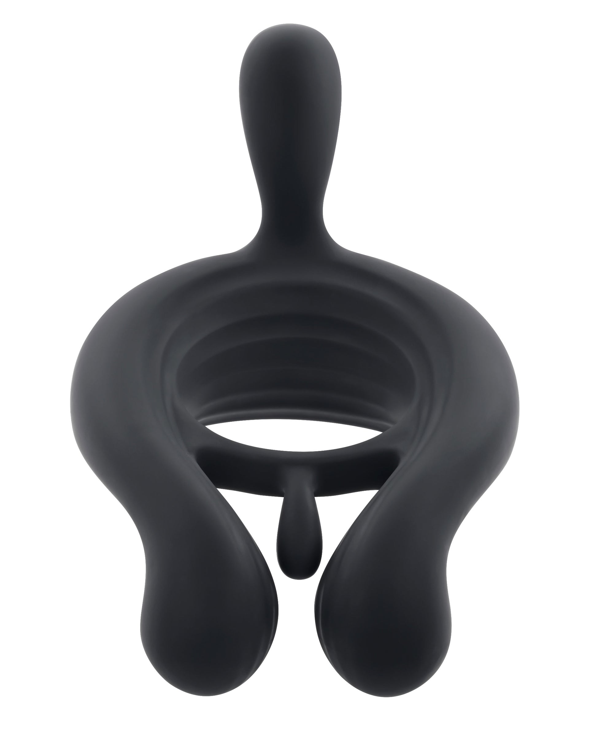 Playboy Pleasure - Triple Play - Cock Ring - Black | 844477021355 | Available at EroticWarehouse.com