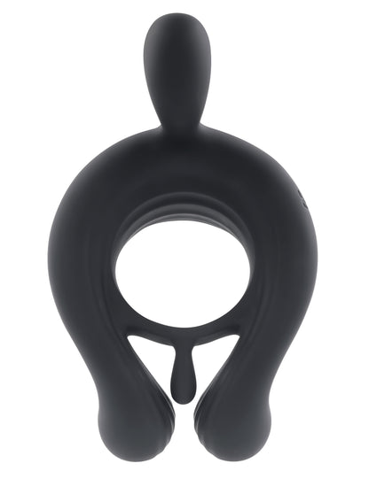 Playboy Pleasure - Triple Play - Cock Ring - Black | 844477021355 | Available at EroticWarehouse.com