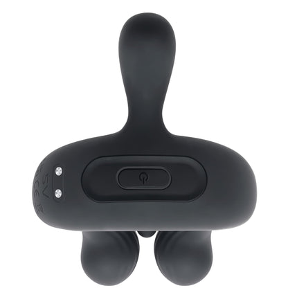 Playboy Pleasure - Triple Play - Cock Ring - Black | 844477021355 | Available at EroticWarehouse.com