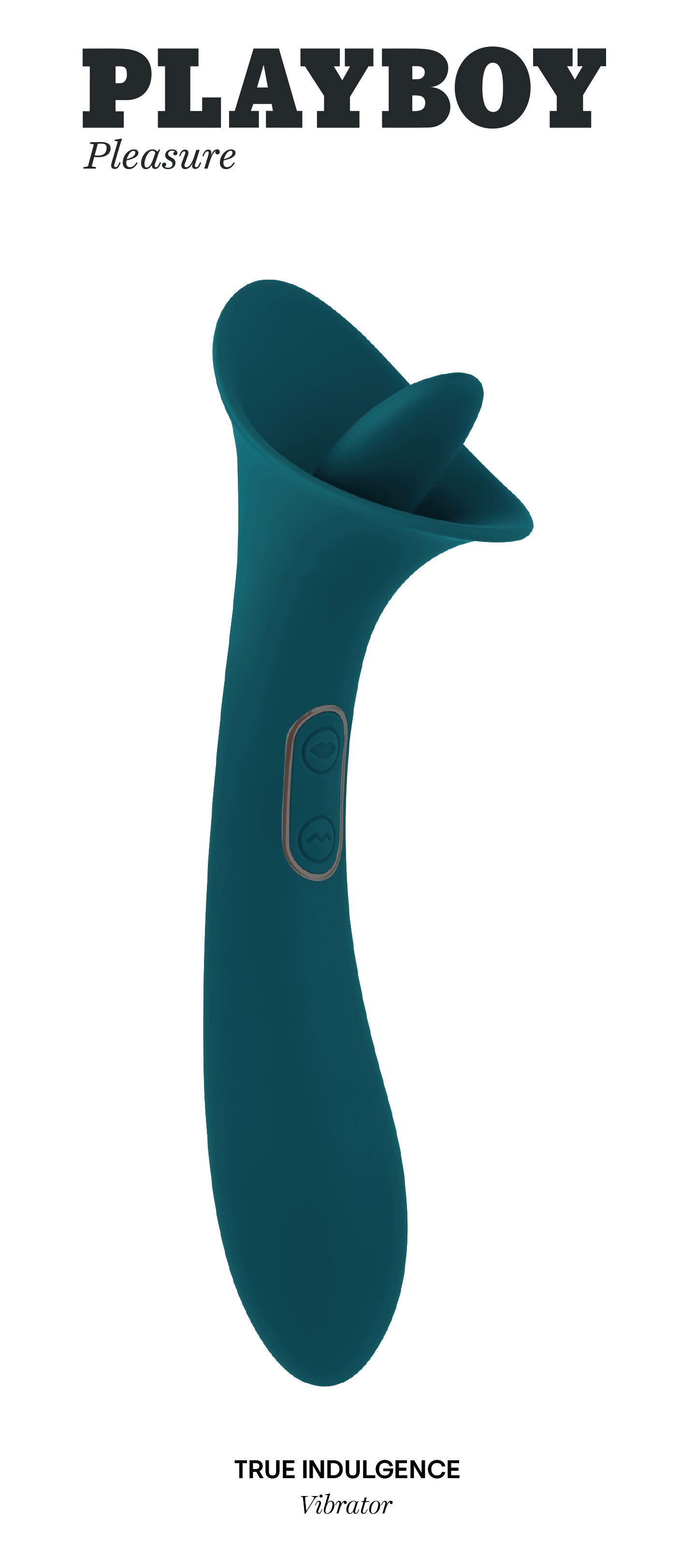 Playboy Pleasure - True Indulgence - Vibrator - Deep Teal | 844477021560 | Available at EroticWarehouse.com