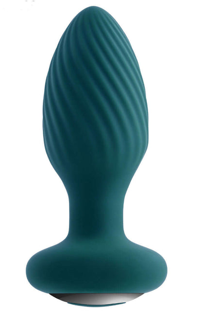 Playboy Pleasure - Spinning Tail Teaser - Butt Plug - Deep Teal | 844477022321 | Available at EroticWarehouse.com