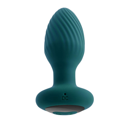 Playboy Pleasure - Spinning Tail Teaser - Butt Plug - Deep Teal | 844477022321 | Available at EroticWarehouse.com