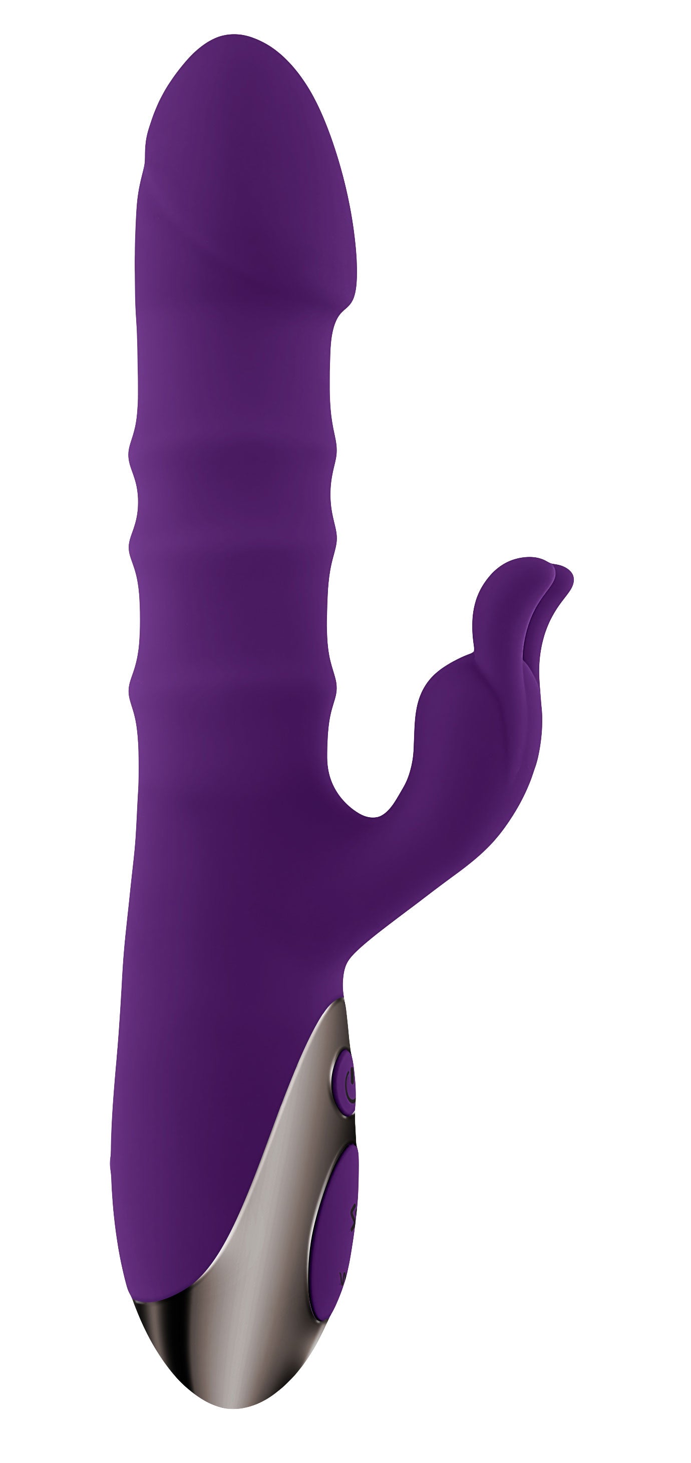 Playboy Pleasure - Hop to It - Rabbit Vibrator - Dark Purple | 844477022345 | Available at EroticWarehouse.com