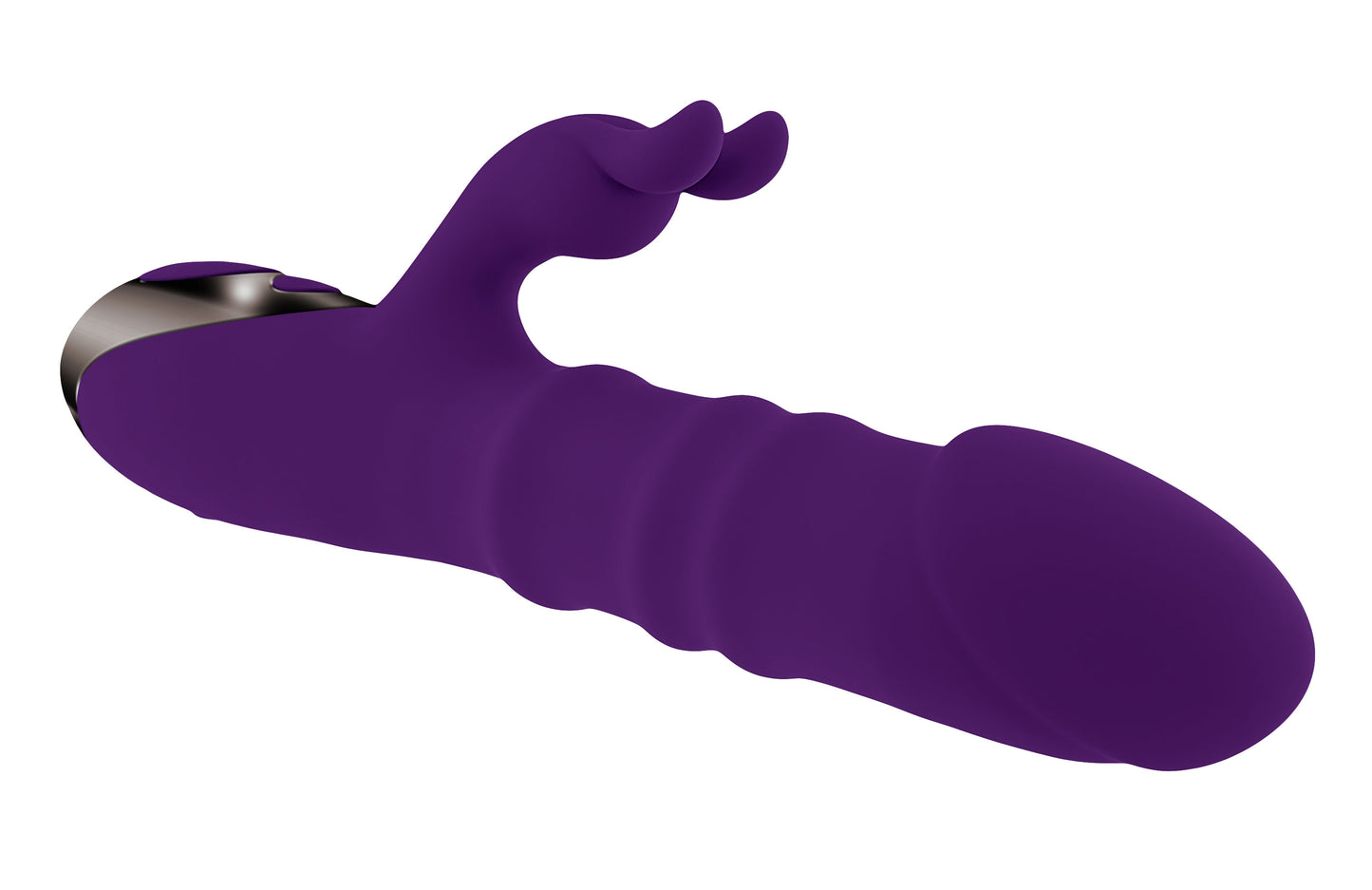 Playboy Pleasure - Hop to It - Rabbit Vibrator - Dark Purple | 844477022345 | Available at EroticWarehouse.com