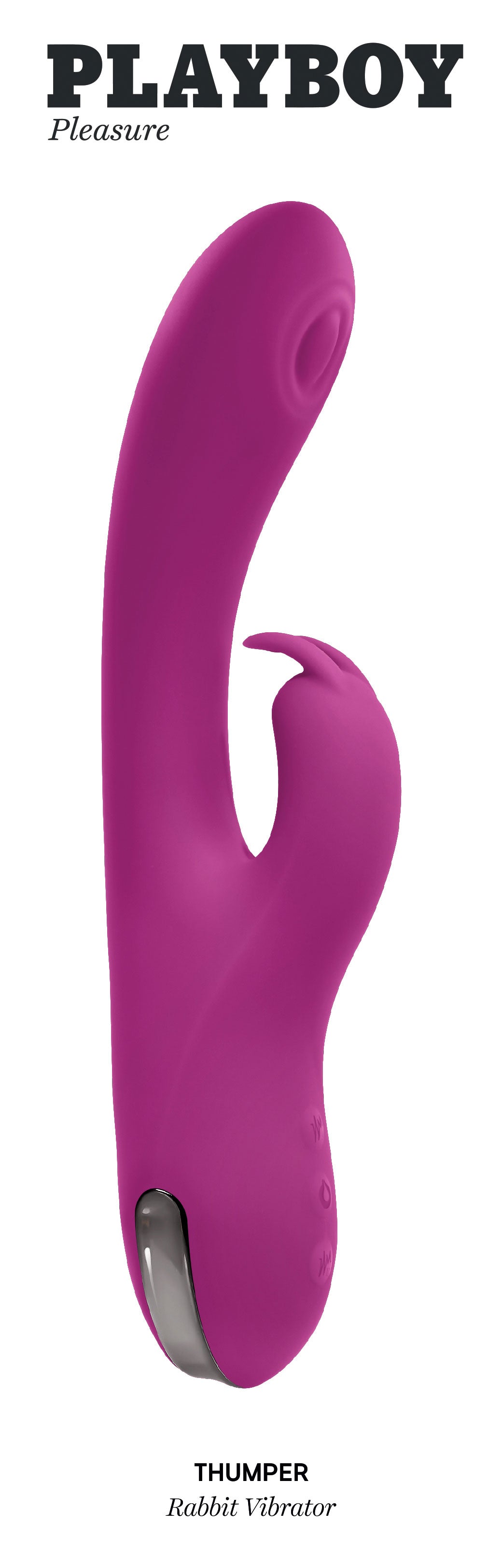 Playboy Pleasure - Thumper - Rabbit Vibrator - Wild Aster | 844477022352 | Available at EroticWarehouse.com