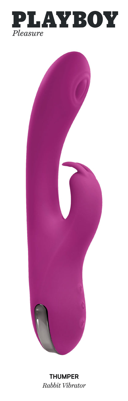 Playboy Pleasure - Thumper - Rabbit Vibrator - Wild Aster | 844477022352 | Available at EroticWarehouse.com