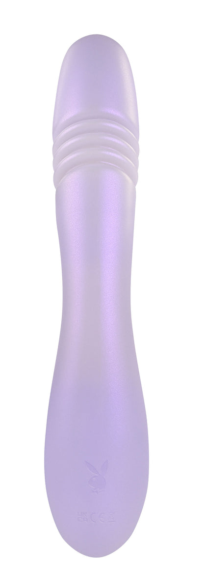 Playboy Pleasure - Bumping Bunny - Rabbit Vibrator - Opal | 844477022369 | Available at EroticWarehouse.com