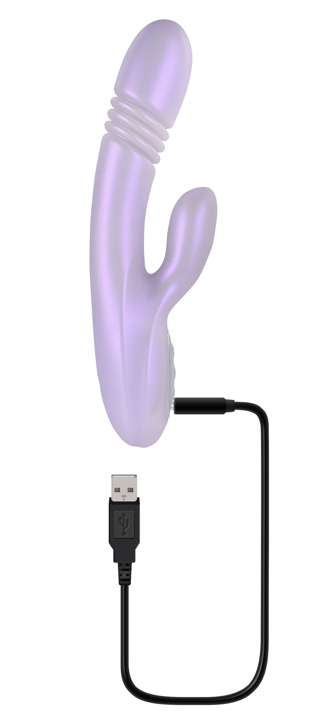 Playboy Pleasure - Bumping Bunny - Rabbit Vibrator - Opal | 844477022369 | Available at EroticWarehouse.com