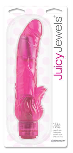 Juicy Jewels Vivid Rose - Dark Pink | 603912327571 | Available at EroticWarehouse.com