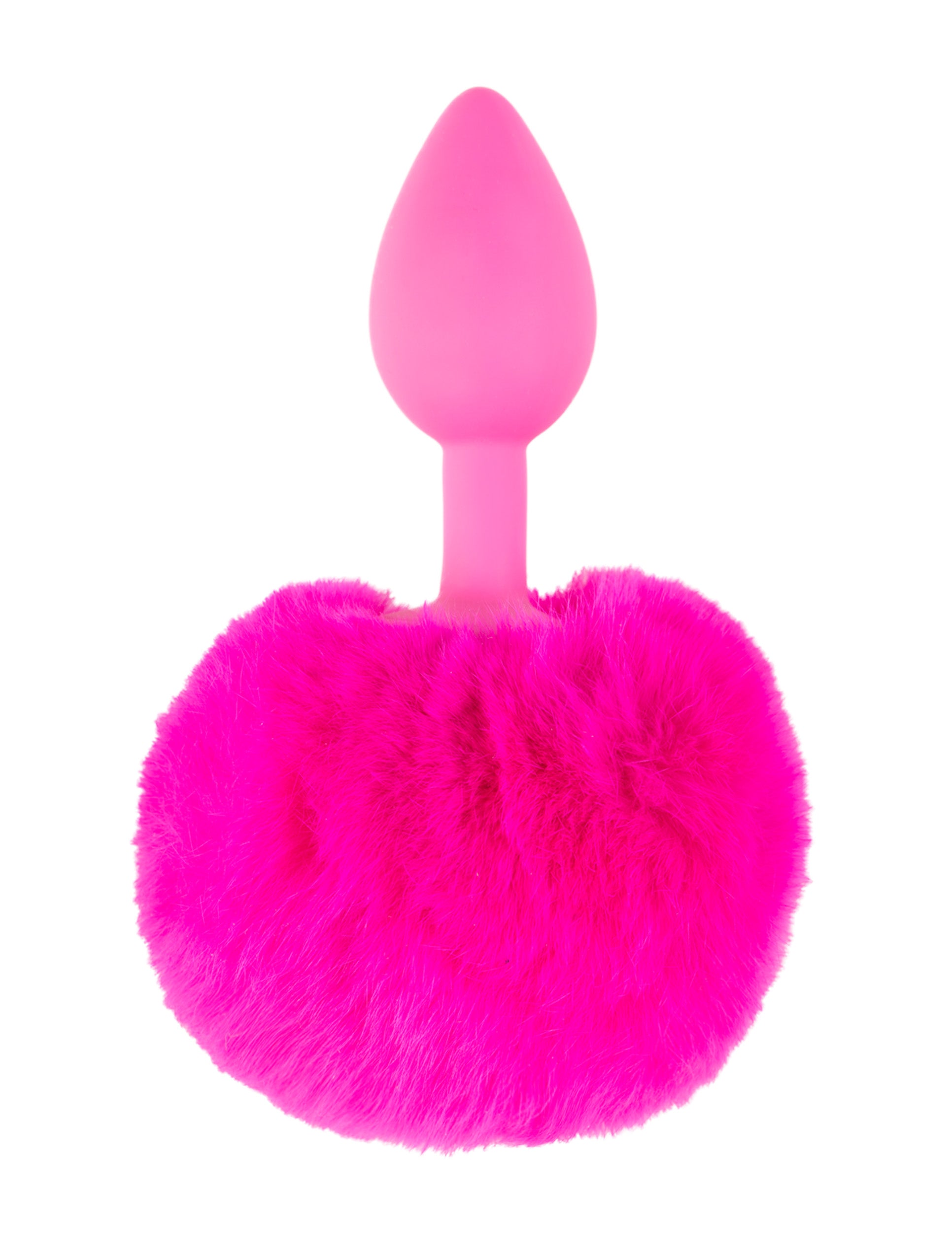 Neon Bunny Tail - Pink | 603912750447 | Available at EroticWarehouse.com