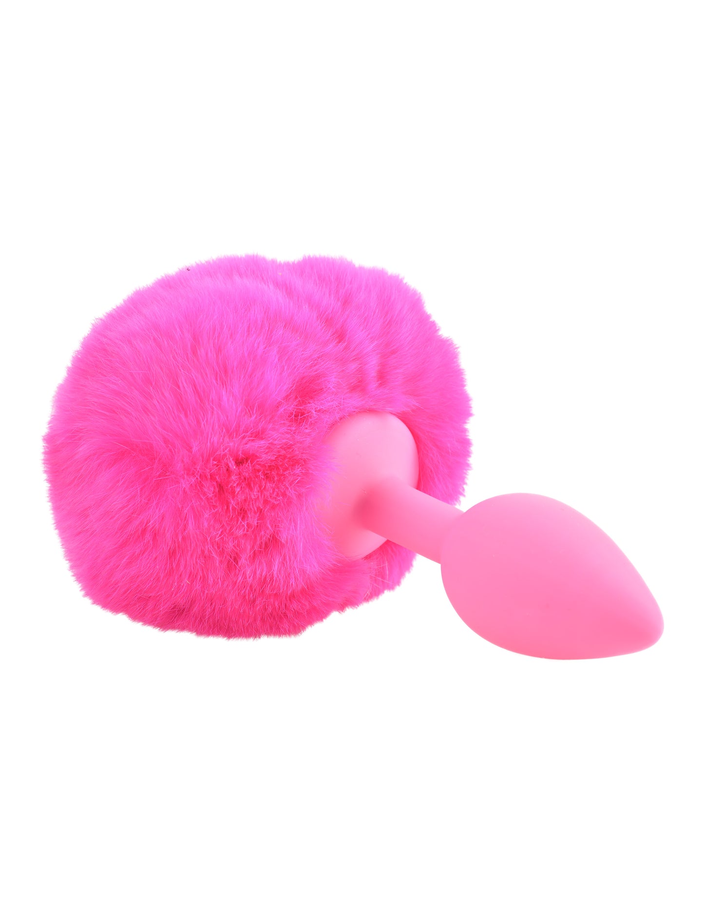 Neon Bunny Tail - Pink | 603912750447 | Available at EroticWarehouse.com