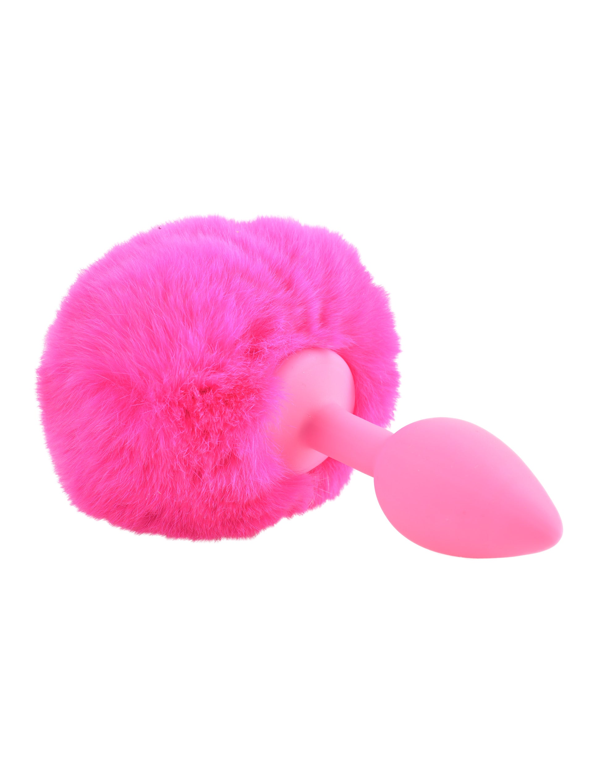 Neon Bunny Tail - Pink | 603912750447 | Available at EroticWarehouse.com
