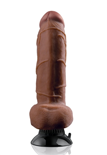 Real Feel Deluxe no.5 8-Inch - Brown | 603912340754 | Available at EroticWarehouse.com