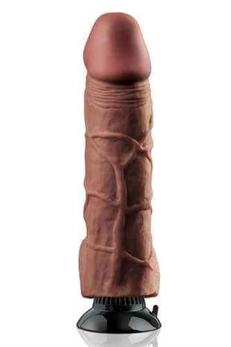 Real Feel Deluxe no.10 10-Inch - Brown | 603912340822 | Available at EroticWarehouse.com