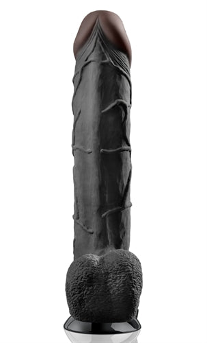 Real Feel Deluxe no.12 12-Inch - Black | 603912340860 | Available at EroticWarehouse.com
