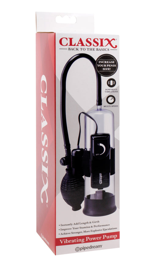 Classix Vibrating Power Pump | 603912229295 | Available at EroticWarehouse.com