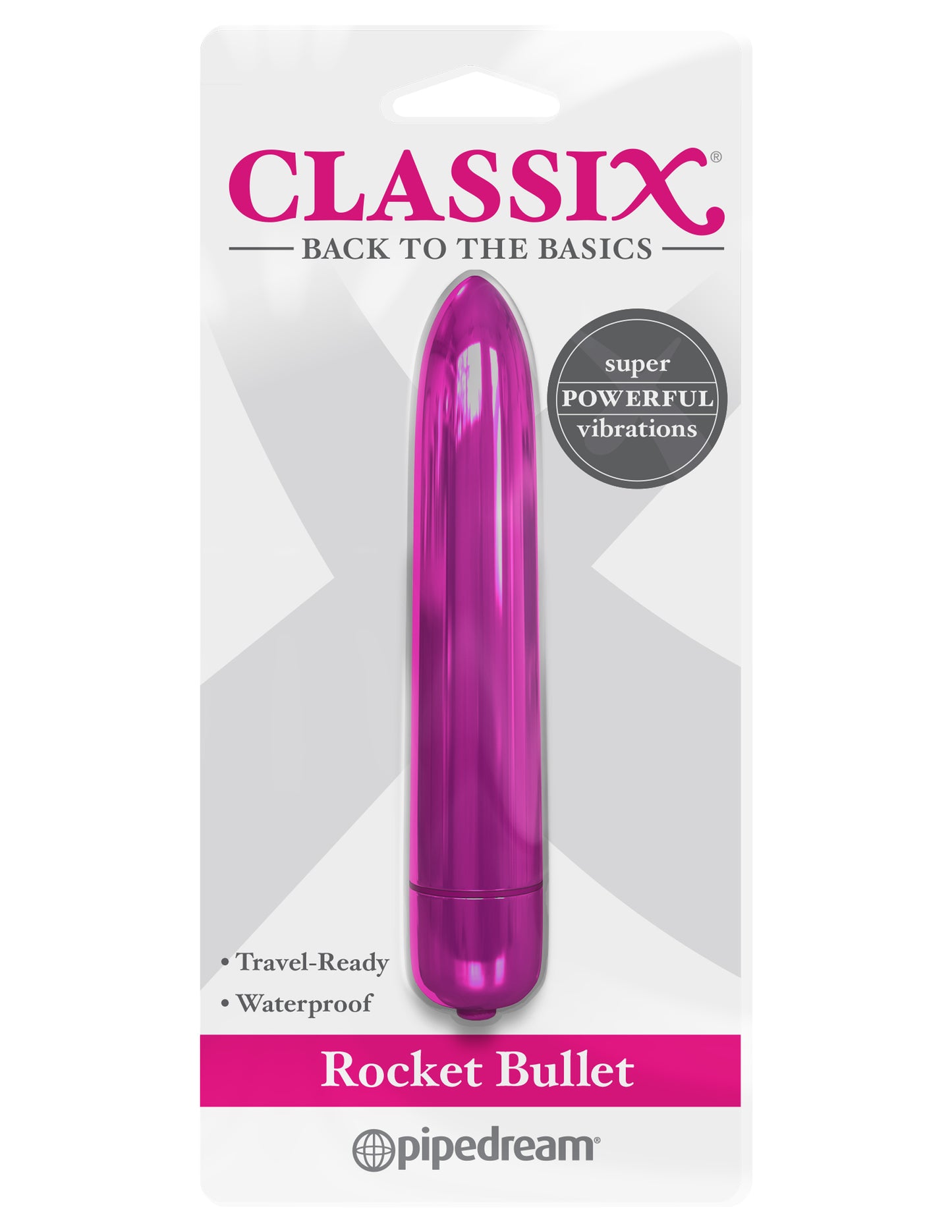 Classix Rocket Bullet - Pink | 603912750553 | Available at EroticWarehouse.com