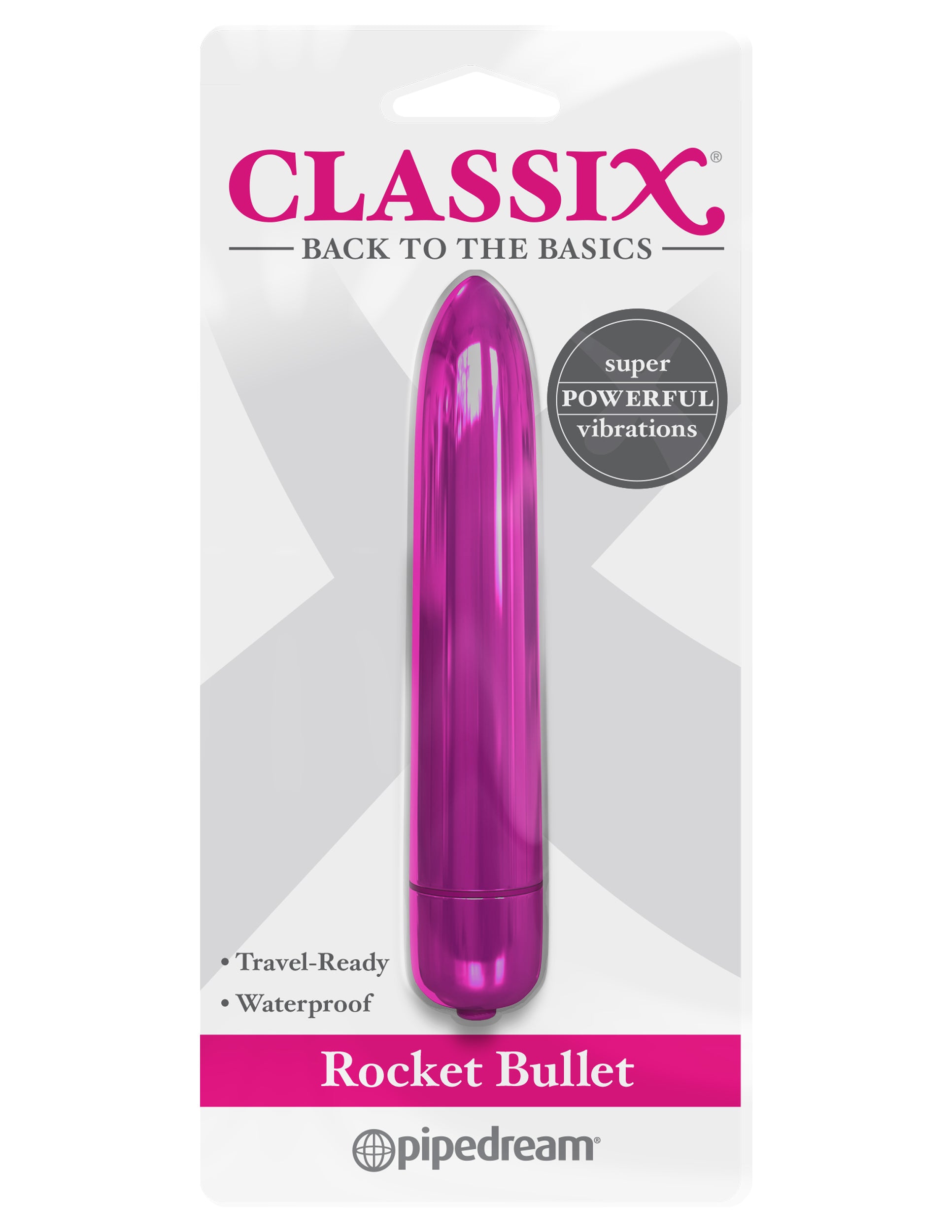 Classix Rocket Bullet - Pink | 603912750553 | Available at EroticWarehouse.com