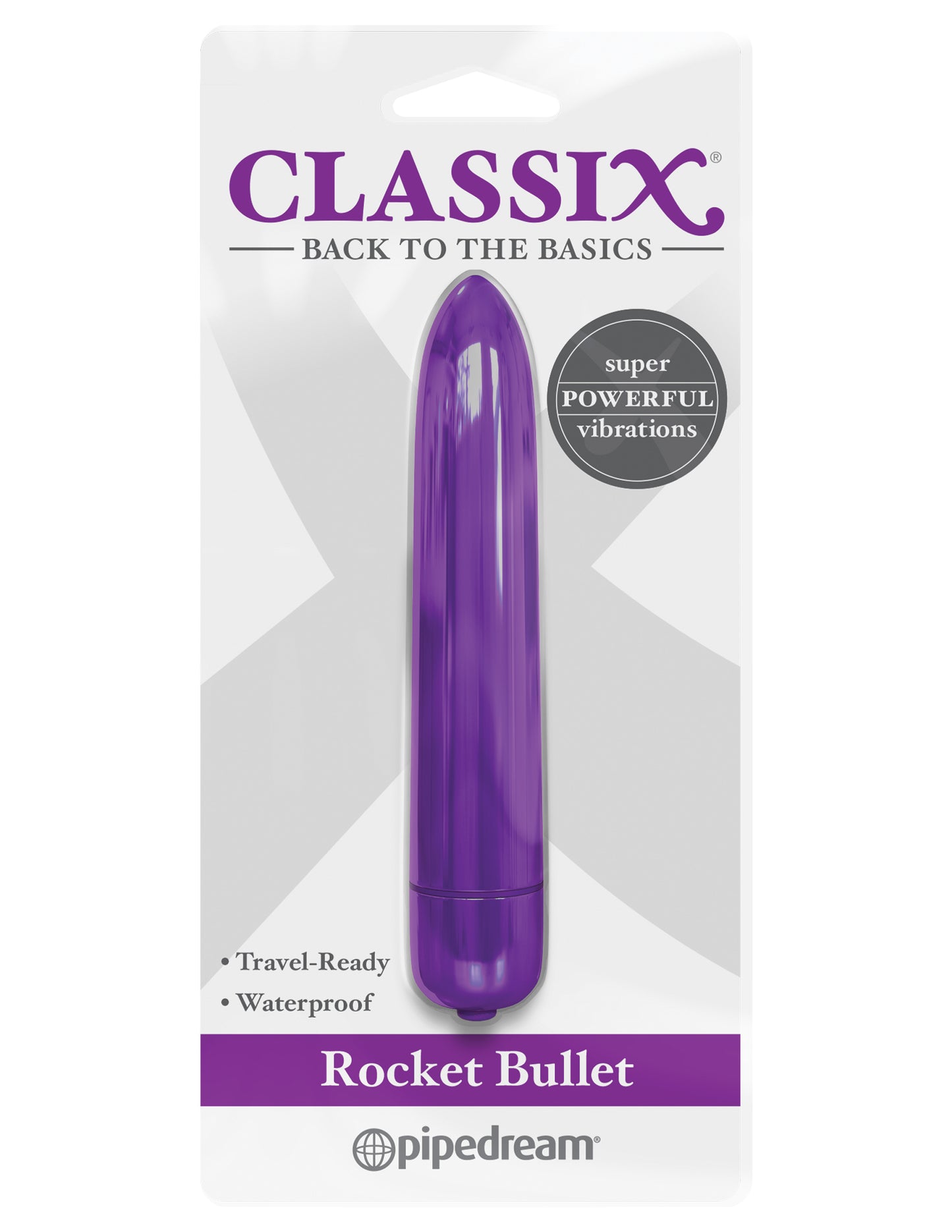 Classix Rocket Bullet - Purple | 603912750560 | Available at EroticWarehouse.com