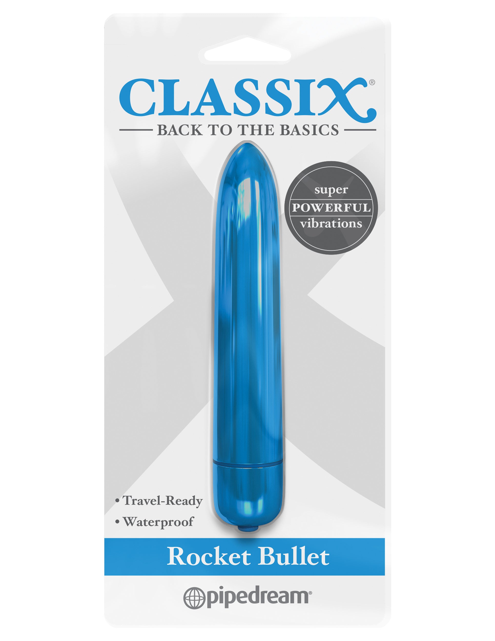 Classix Rocket Bullet - Blue | 603912750577 | Available at EroticWarehouse.com