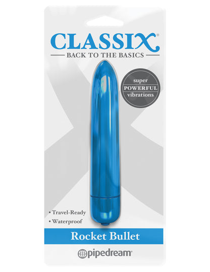 Classix Rocket Bullet - Blue | 603912750577 | Available at EroticWarehouse.com