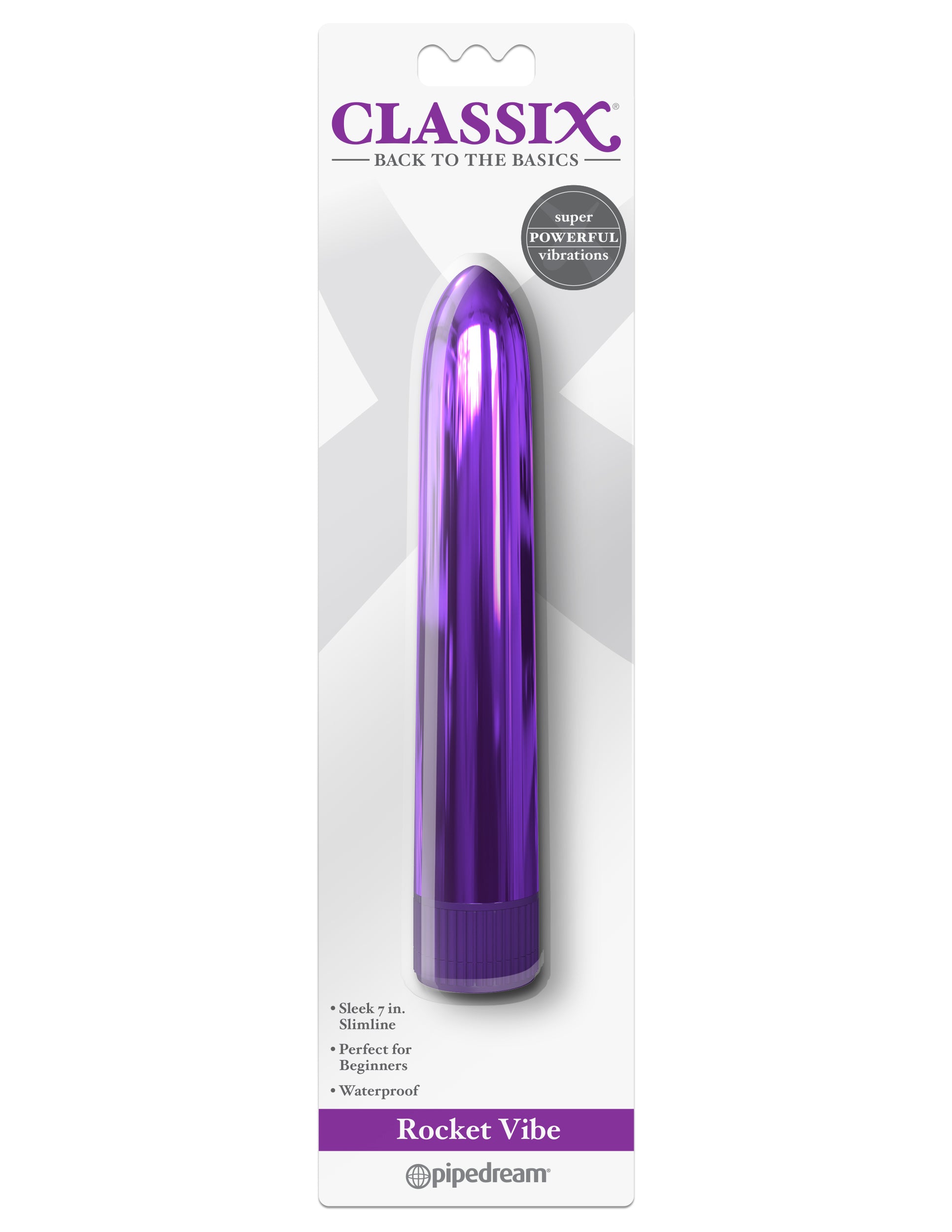 Classix Rocket Vibe - Purple | 603912755626 | Available at EroticWarehouse.com