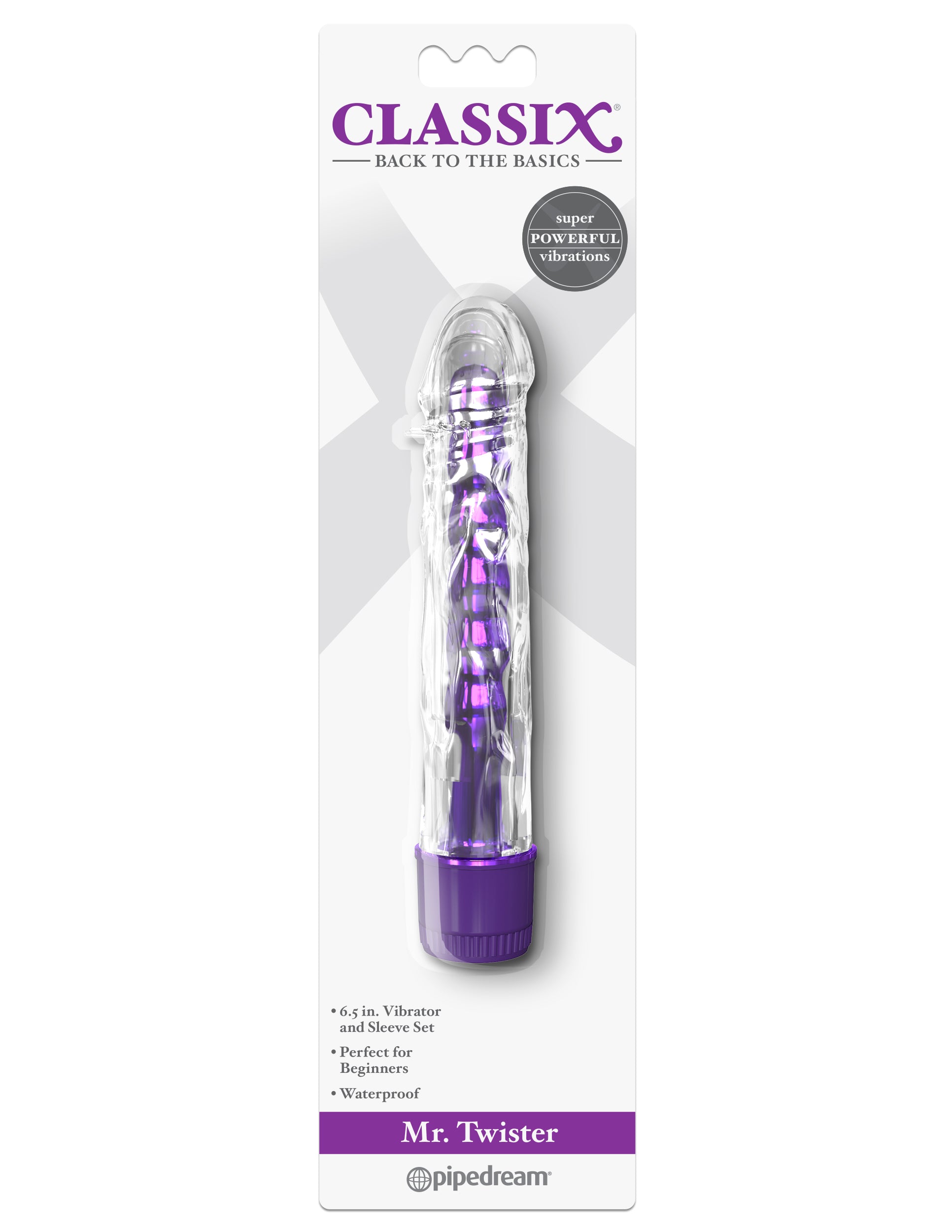 Classix Mr. Twister - Purple | 603912755657 | Available at EroticWarehouse.com