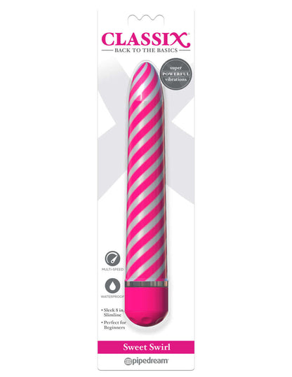 Sweet Swirl Vibrator - Pink | 603912757583 | Available at EroticWarehouse.com