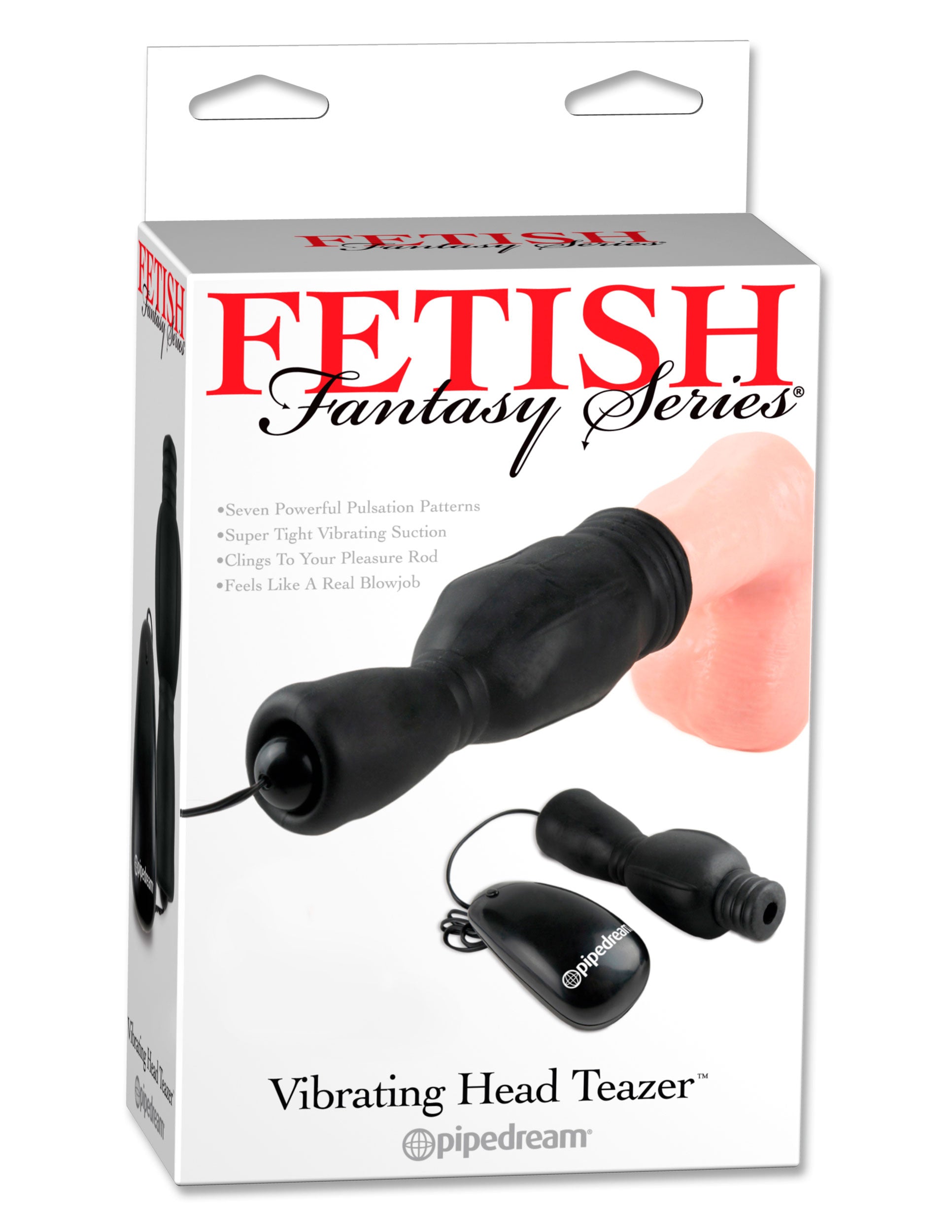 Fetish Fantasy Series Vibrating Head Teazer - Black | 603912323955 | Available at EroticWarehouse.com