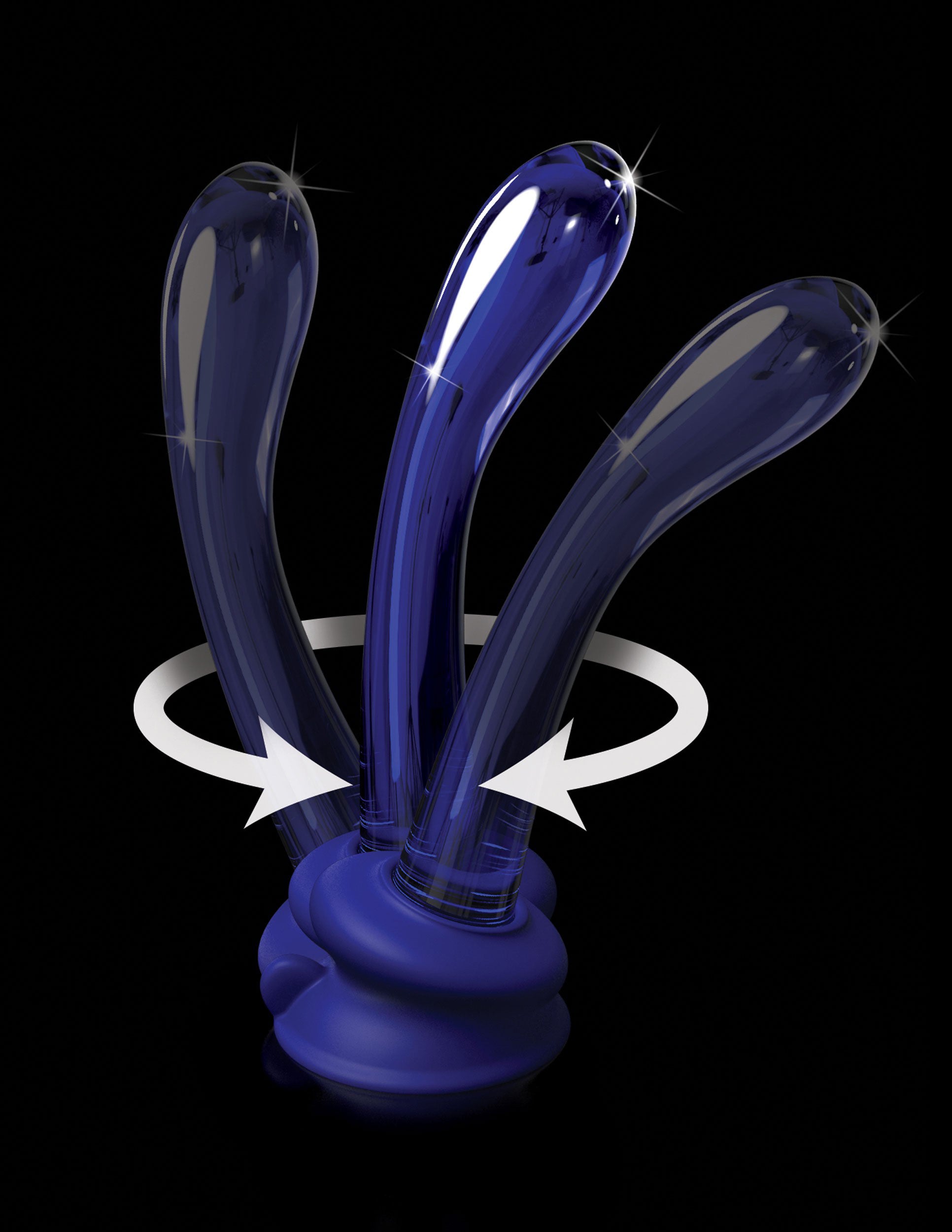 Icicles No. 89 - With Silicone Suction Cup - Blue | 603912767162 | Available at EroticWarehouse.com