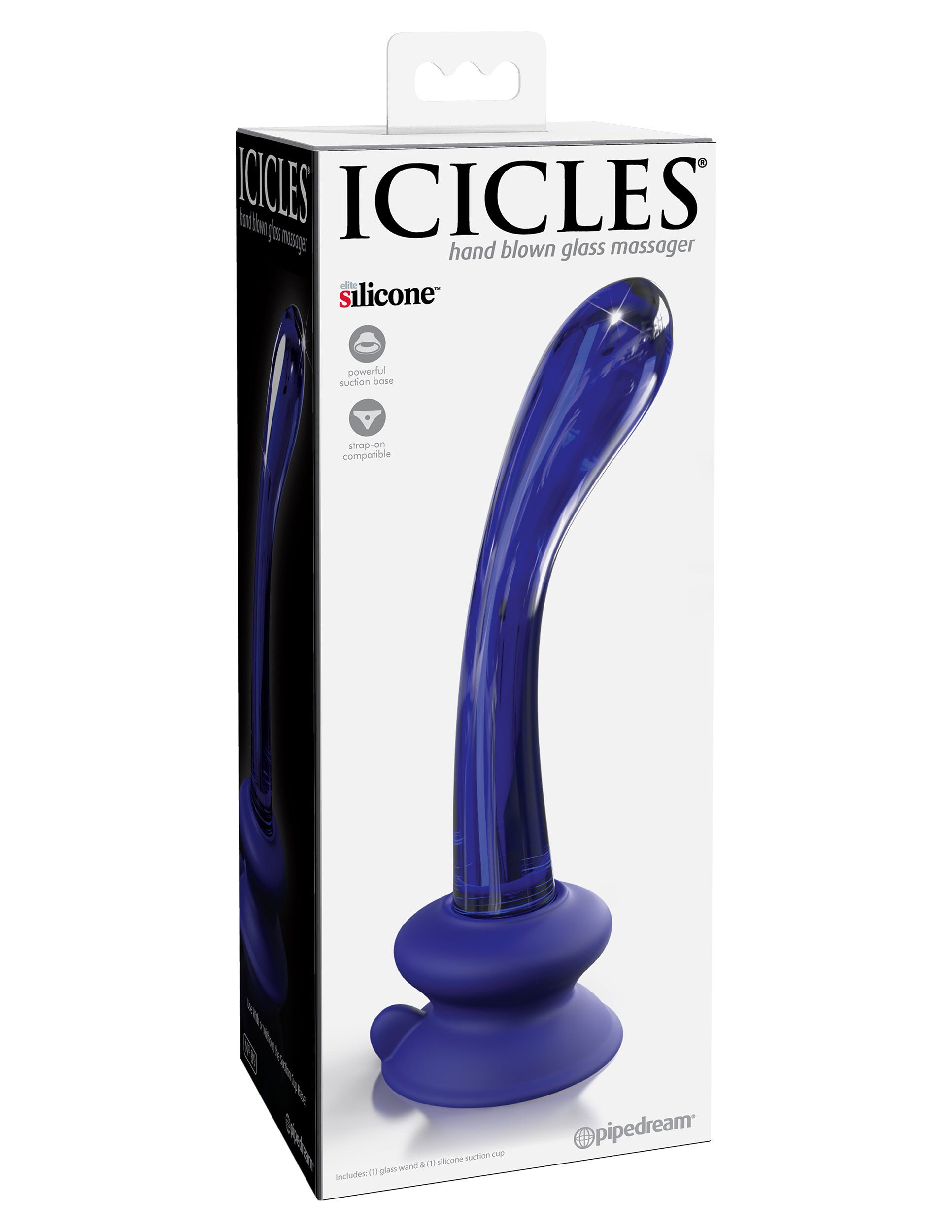 Icicles No. 89 - With Silicone Suction Cup - Blue | 603912767162 | Available at EroticWarehouse.com