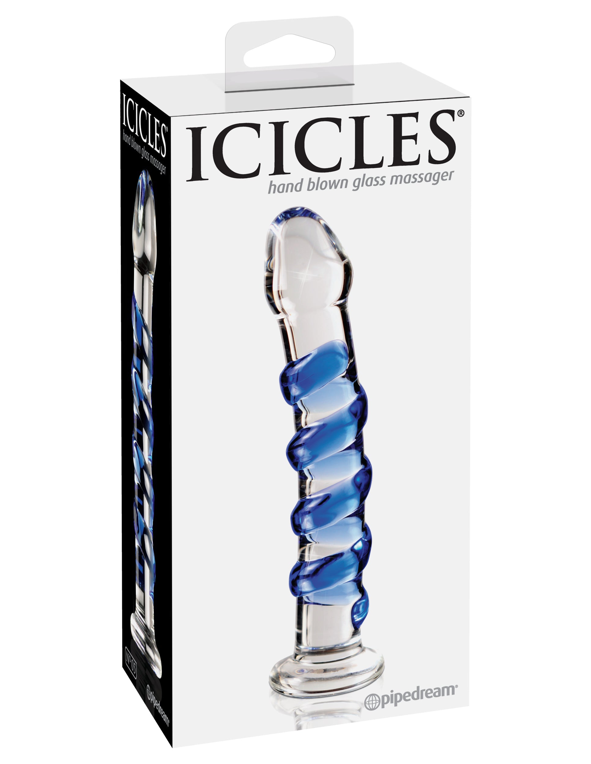 Icicles No. 5 - Clear / Blue | 603912279467 | Available at EroticWarehouse.com