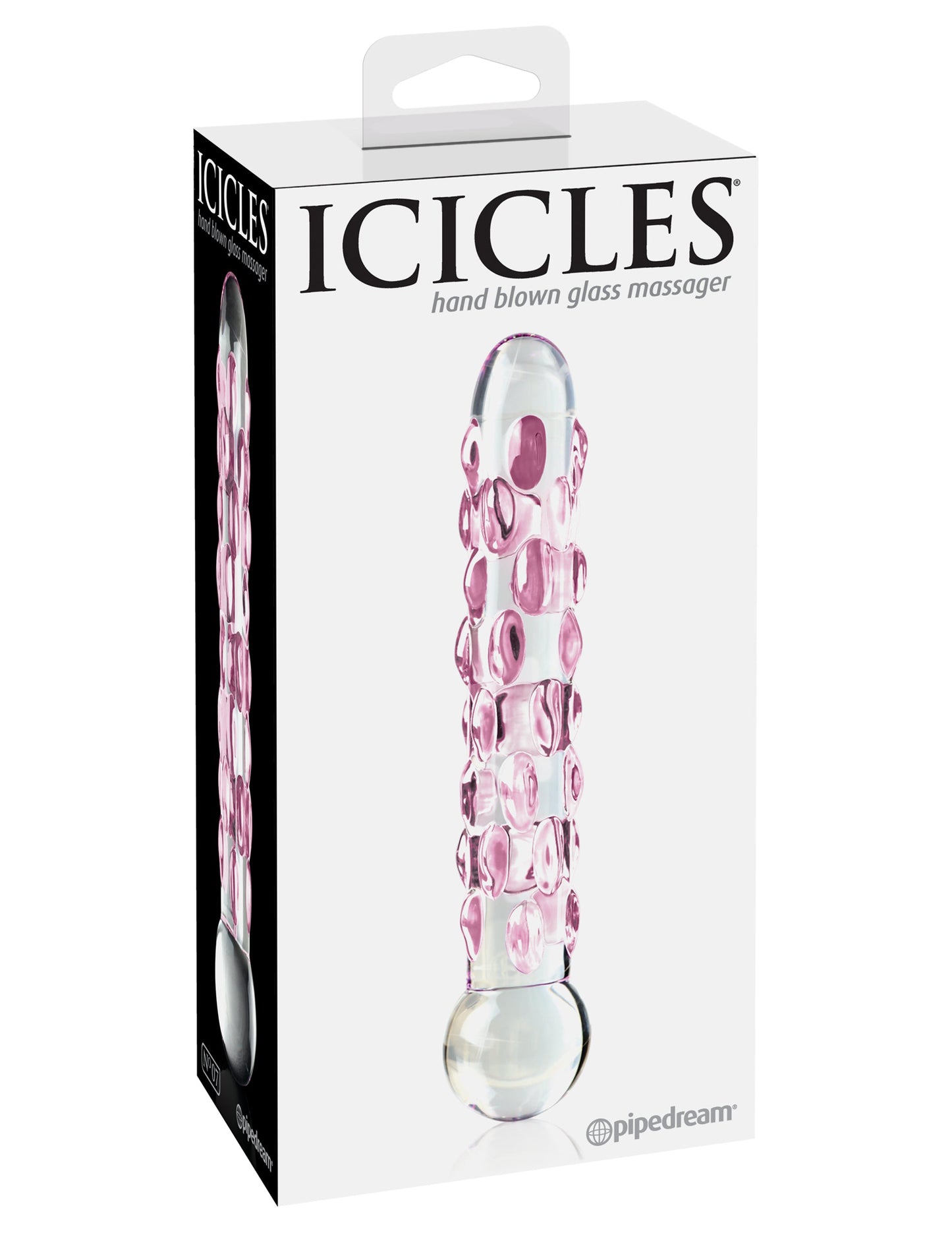 Icicles No. 7 - Clear / Pink | 603912279481 | Available at EroticWarehouse.com