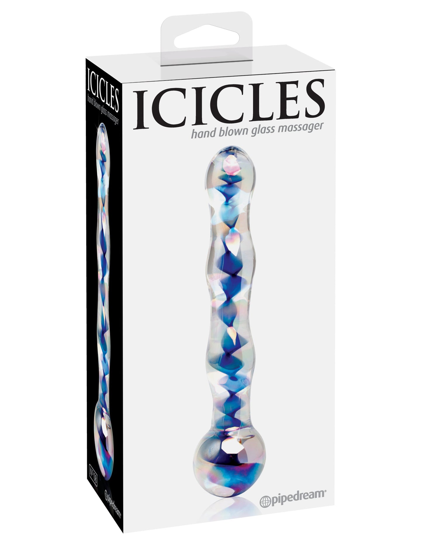 Icicles No. 8 - Clear / Blue | 603912279498 | Available at EroticWarehouse.com