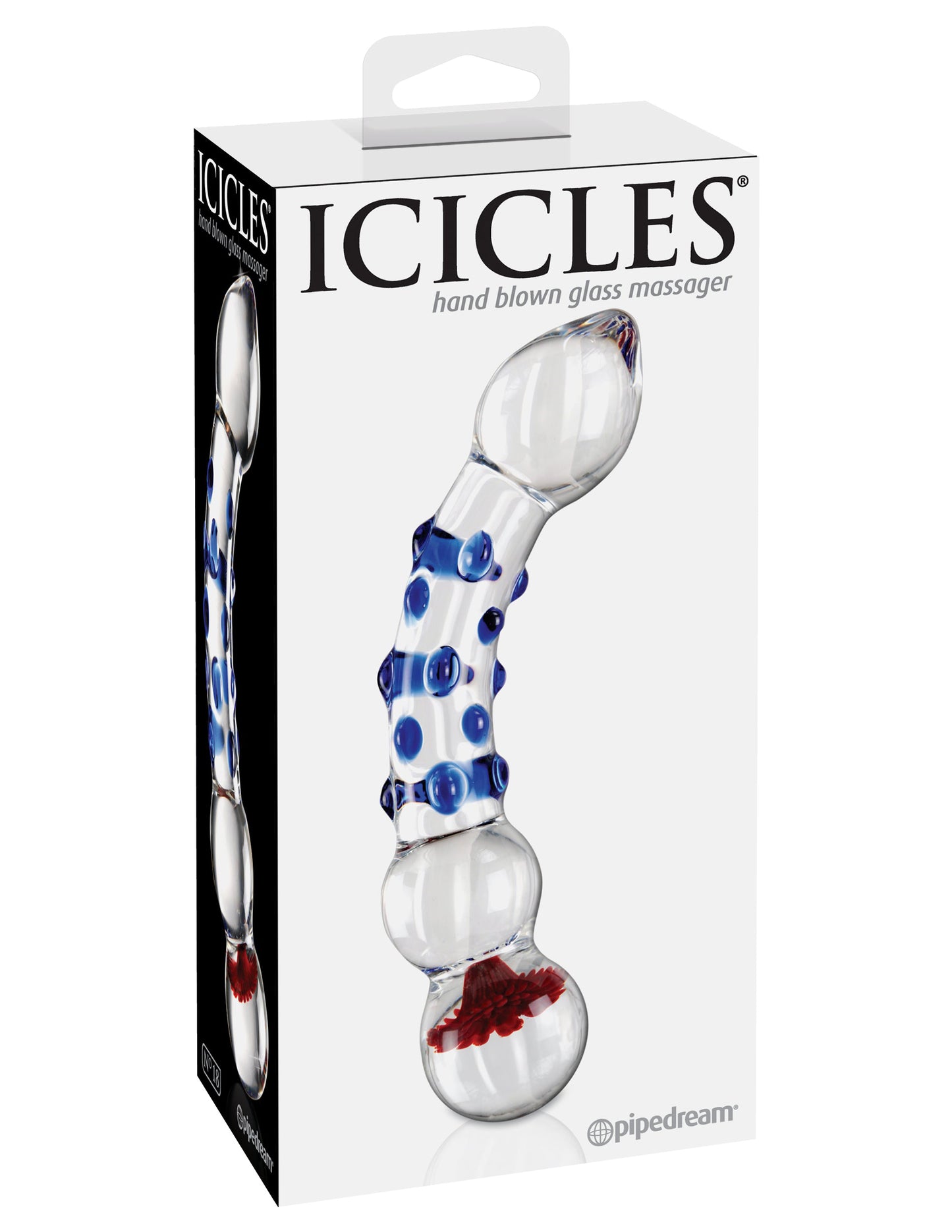 Icicles No. 18 - Clear / Blue | 603912282894 | Available at EroticWarehouse.com